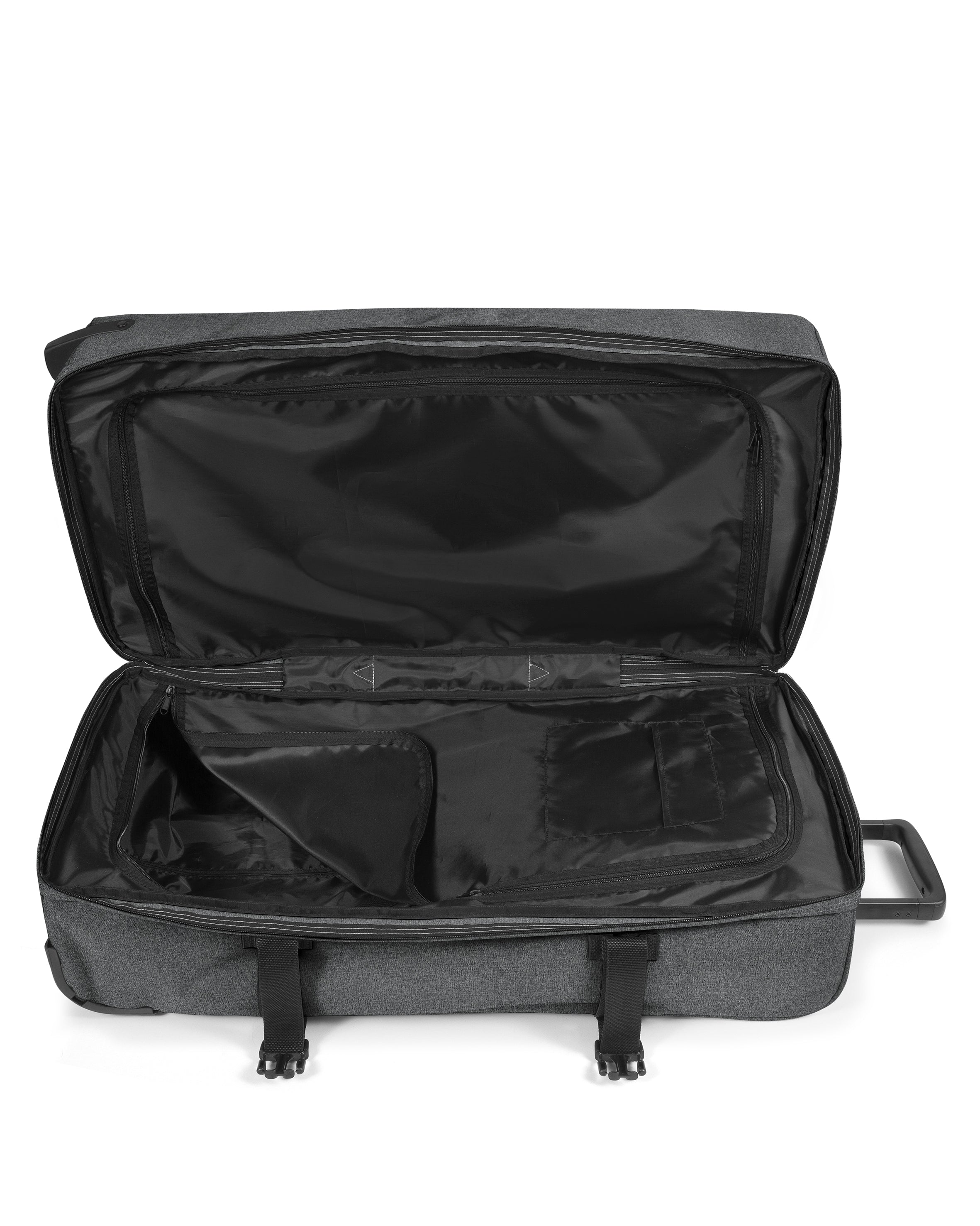 Tranverz L Black Denim | Wheeled Luggage | Eastpak