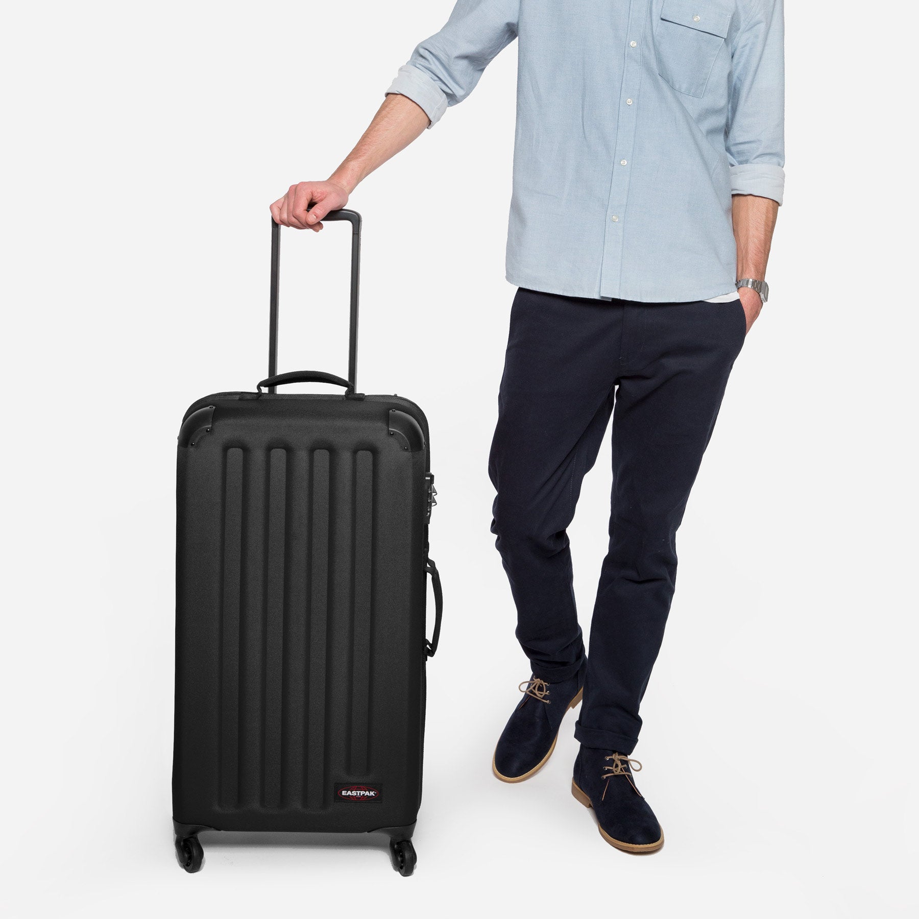 Tranzshell L Black | Wheeled Luggage | Eastpak