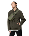 QUILTED WAIST BAG CG KHAKI - 2